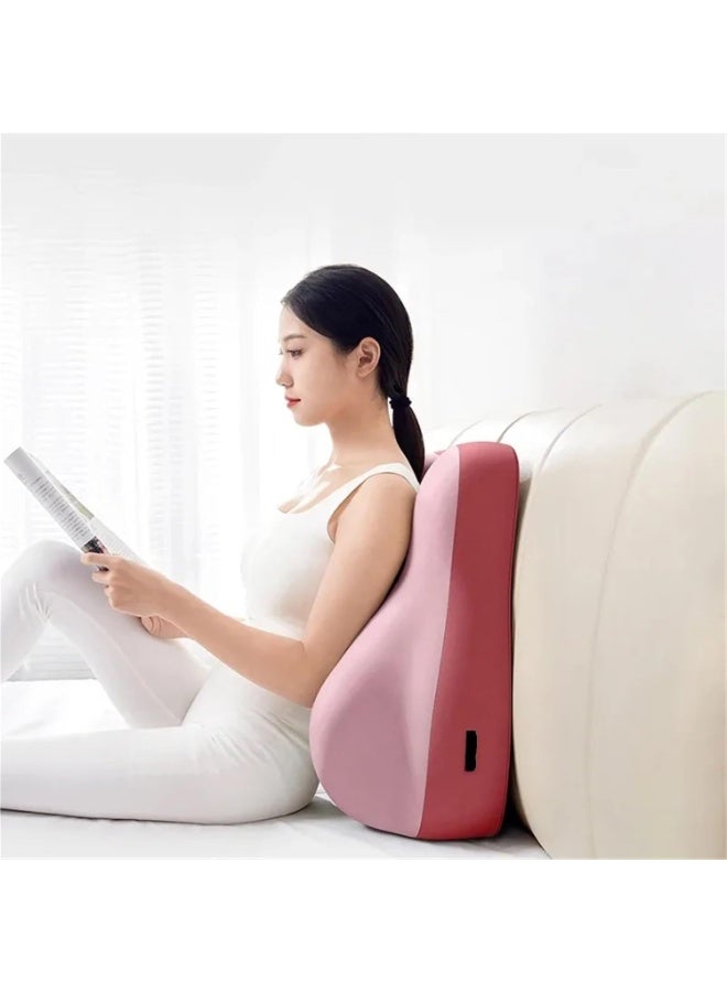 Bukela Wedge Pillow for Back Hip & Pregnancy Support Ergonomic Cushion for Adult Sitting Lying or Sleeping Low-Profile Design (Pink) - Image 4